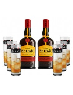 LICOR BEIRÃO 4 GFS. + COPOS...